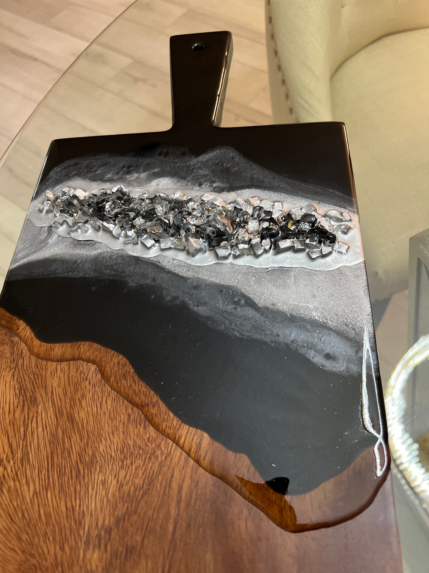 Black Modern Charcuterie Board